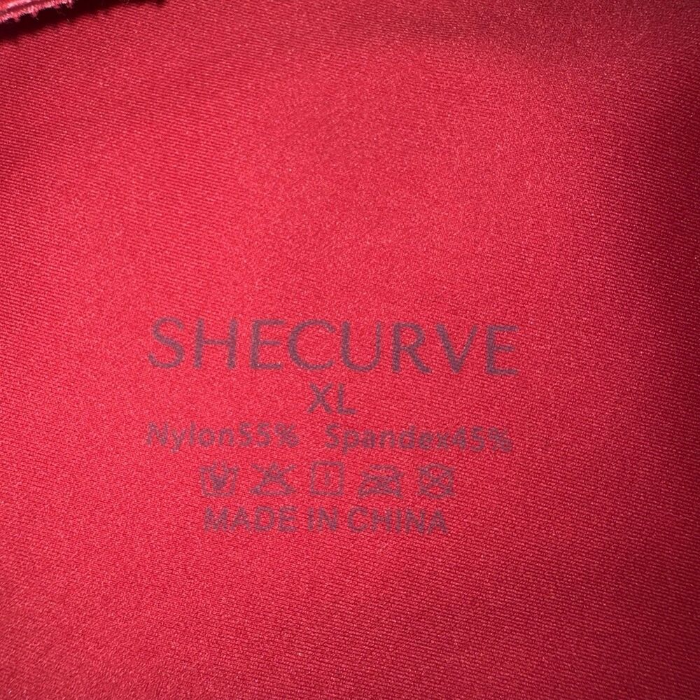 SheCurve Red Wireless Jelly T-Shirt Bra Comfort Seamless Size XL 42 C/D - Picture 5 of 5